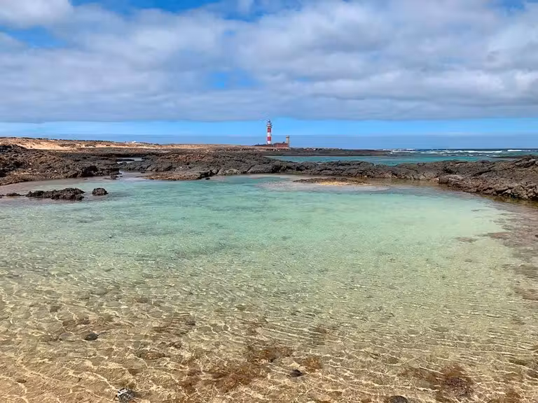 Playa de los Charcos en Fuerteventura