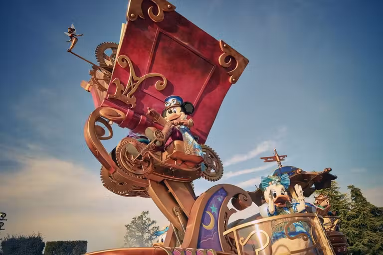 Desfiles con los personajes Disney.