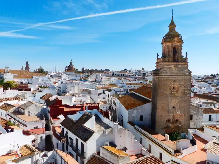 vista panorámica de la ciudad de carmino integrante de Caminos de Pasión