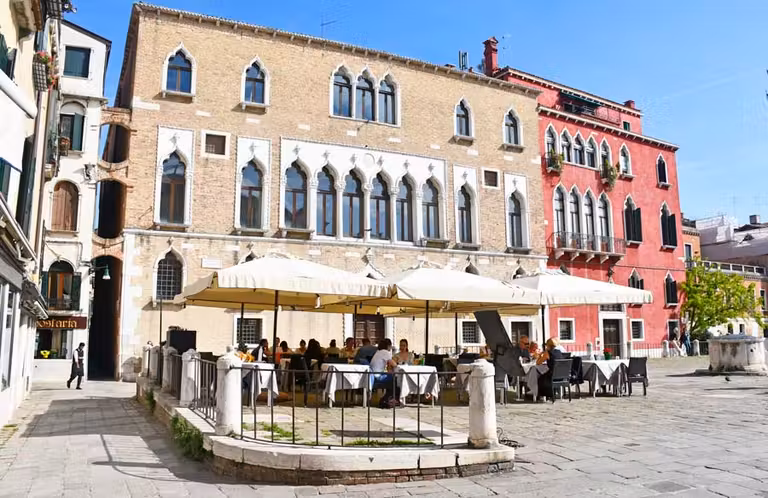 terraza en Venecia