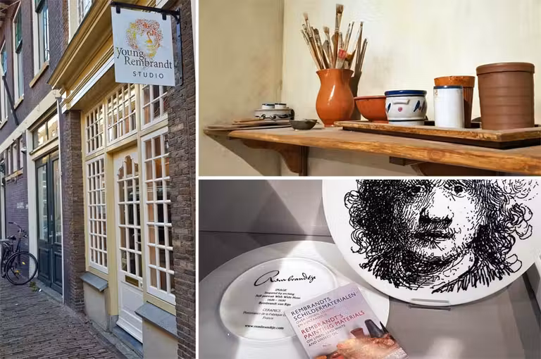 estudio rembrandt en Leiden