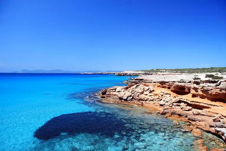 cala saona, playas formentera