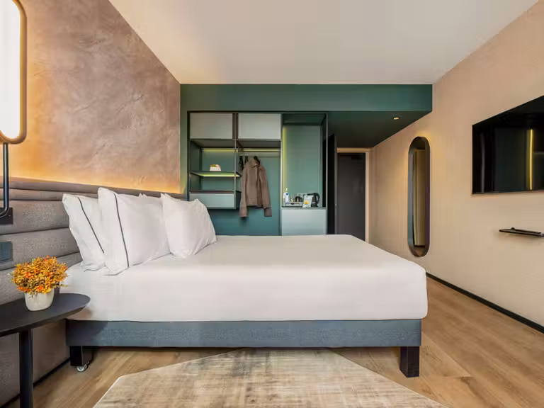 Habitación del Novotel Valencia Lavant.