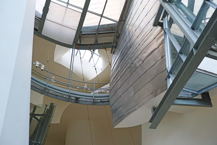 Interior del Museo Guggenheim Bilbao.