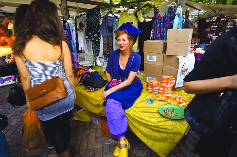 Noordermarkt, es uno de los mercados imprescindibles de Ámsterdam