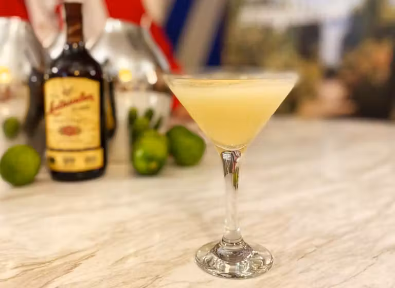 Daiquiri nº4 o Frozen, ideado por un lloretense y popularizado por Hemingway.