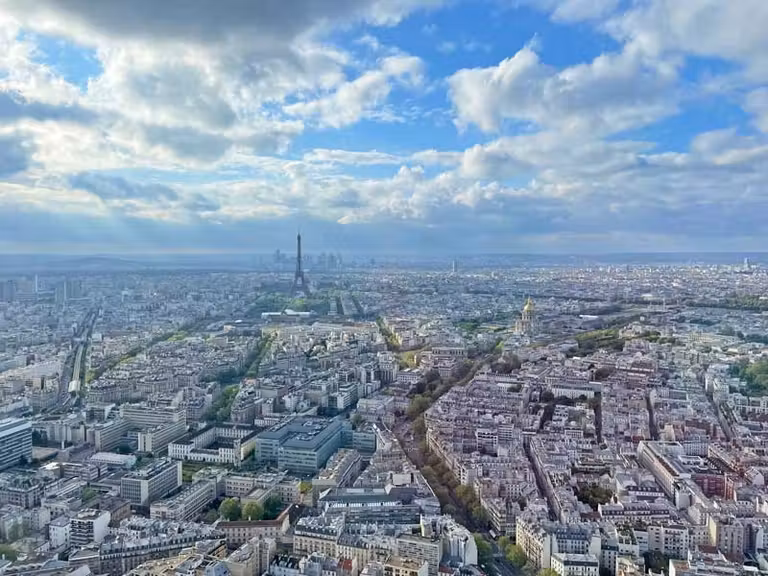 París desde lo alto de la Torre Montparnasse