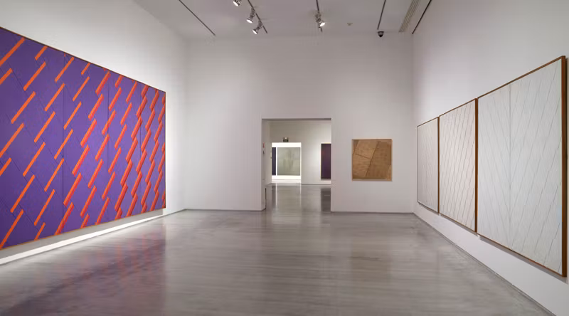 Sala de la exposición sobre Soledad Sevilla.