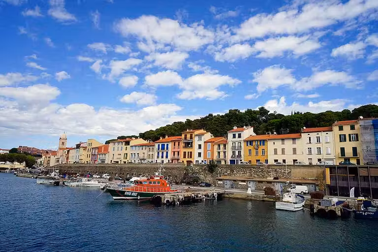 Colorido puerto de Port-Vendres.