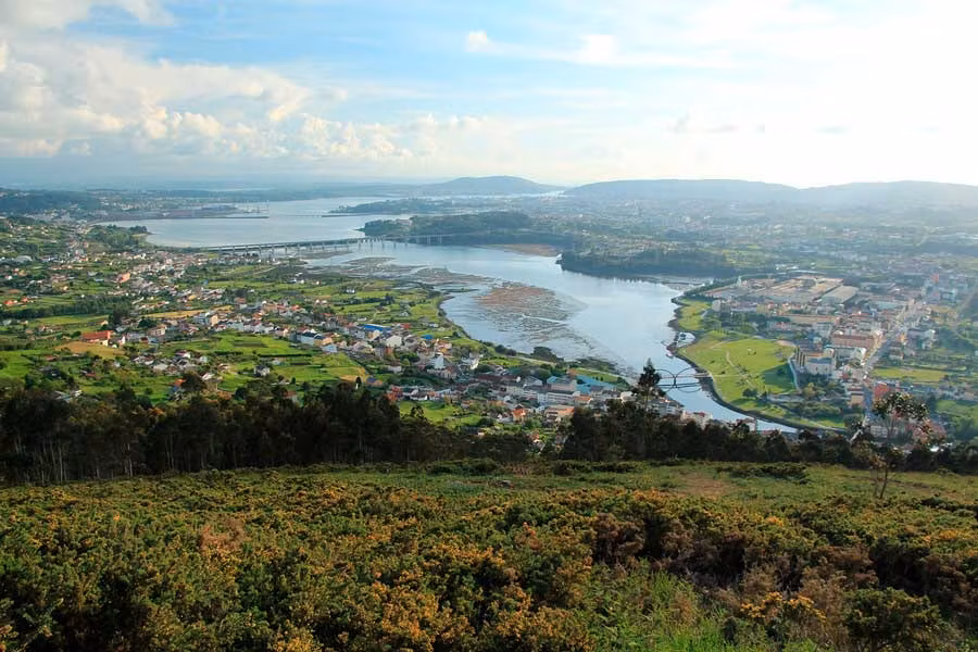 Ría de Ferrol en A Coruña