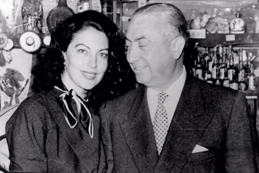 Ava Gardner y Perico Chicote