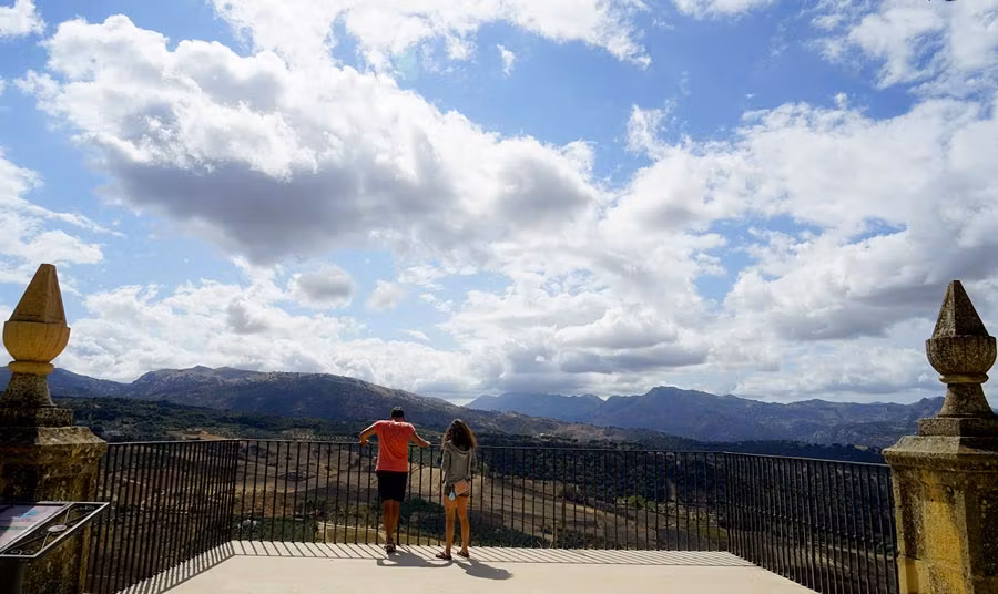 balcon selfis en ronda con amigas