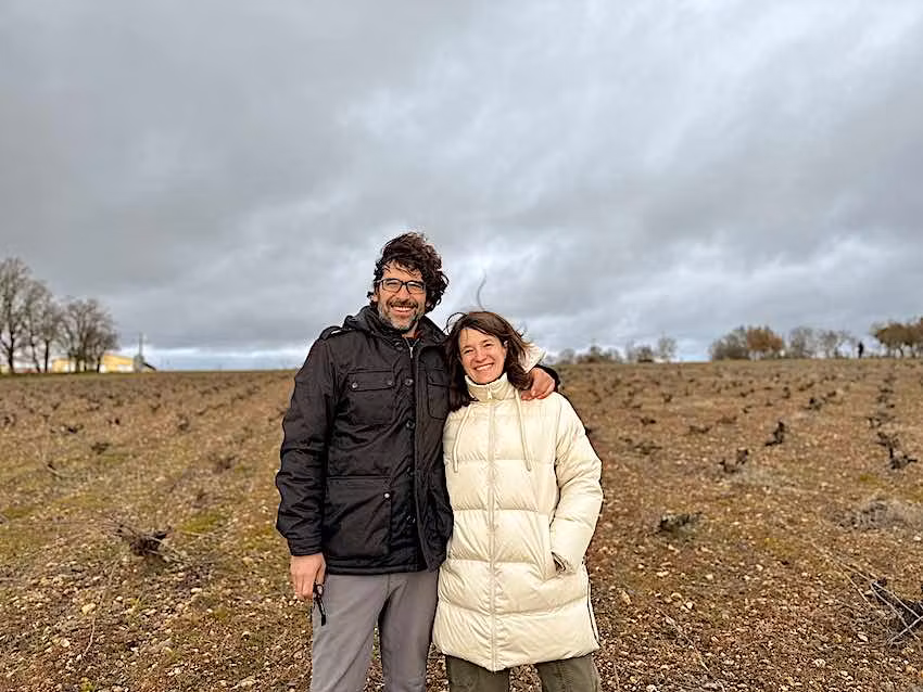 Liliana Fernández y su marido, Jose Manuel Beneitez.