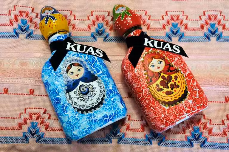 Recuerdos de artesanía de la colonia de San Javier.