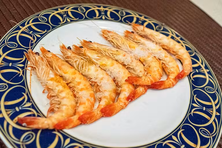 Langostinos de Sanlúcar.