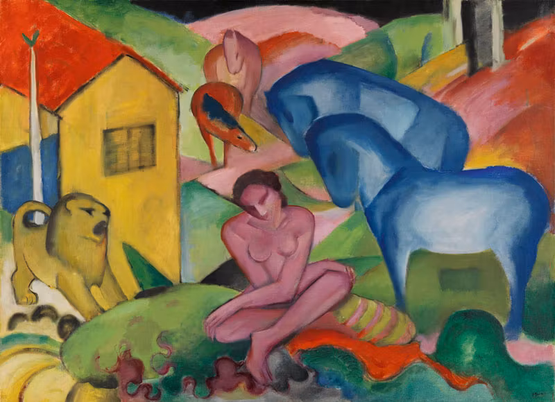 ‘El sueño’ de Franz Marc