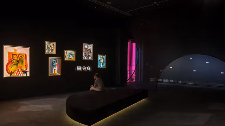 Sala de la exposición de La Casa Encendida ‘Picasso. Sin Título’.