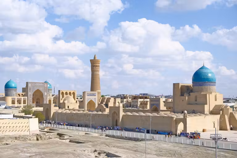 Casco histórico de Bujará visto desde el Ark. © Susana García