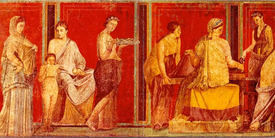 Frescos romanos la Villa de los Misterios