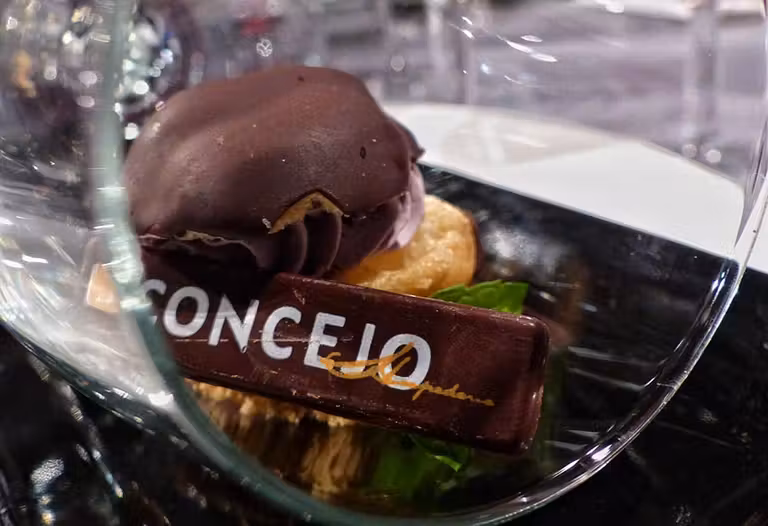 dulce de la chocolatería Trapa