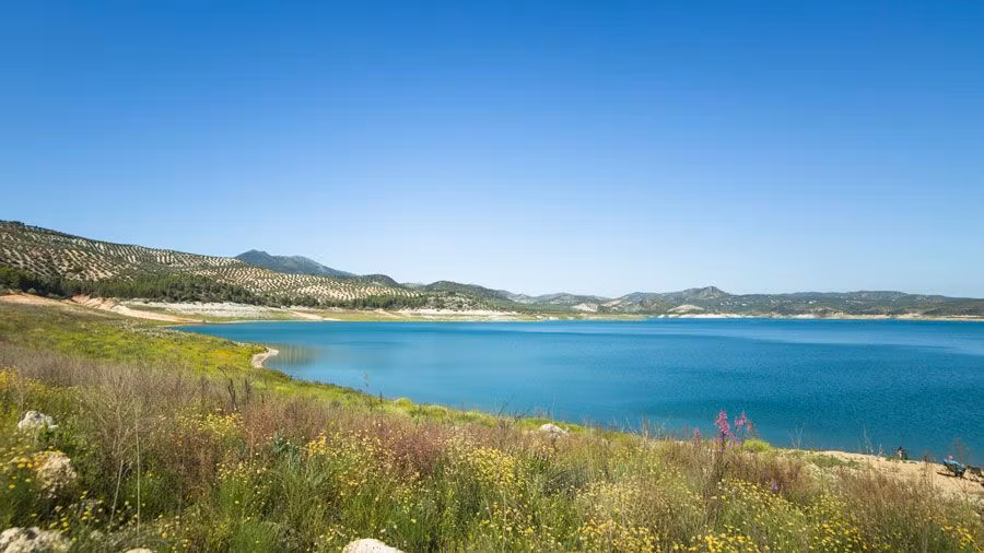 Embalse de Iznájar.