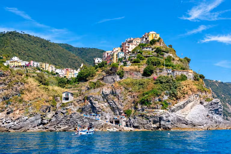 Corniglia desde el mar. © Susana García