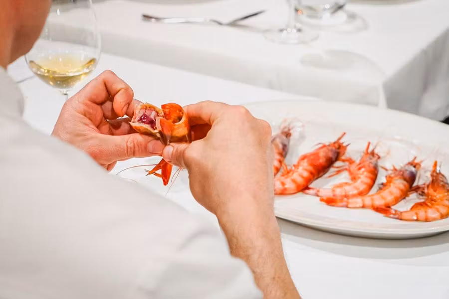 Ruta de la gamba roja, lugares donde chuparse los dedos está bien visto
