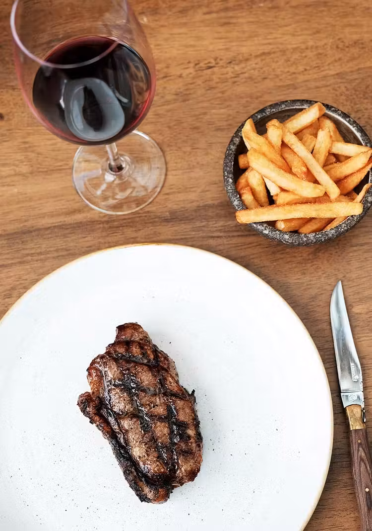 solomillo argentino en el restaurante Casa Malevo de londres