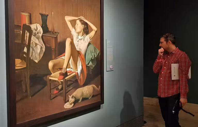therese sonando, escandalo de balthus, exposiciones museo thyssen