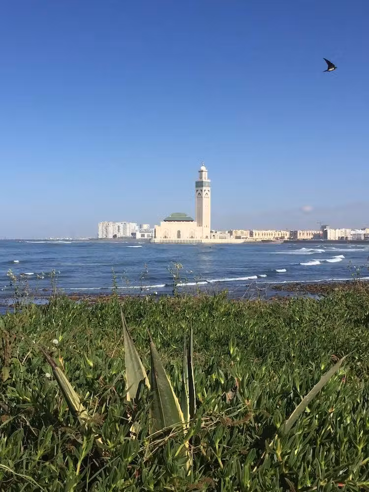 Mezquita de Hassan II, en Casablanca.