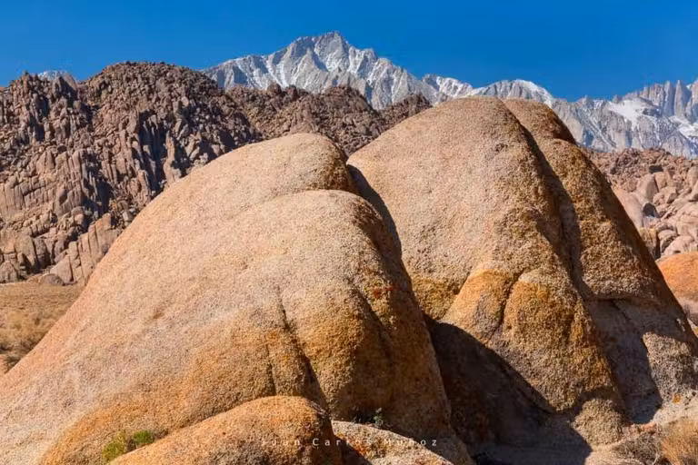 Rocas en Monte Whitney.