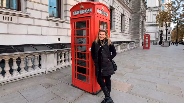 María en Londres.