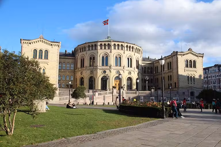 Parlamento de Oslo.