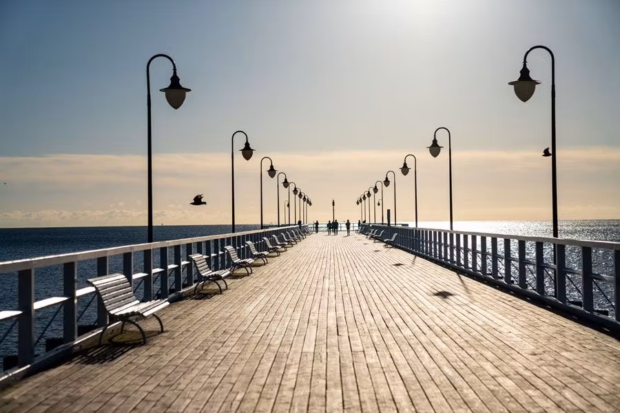 El Molo, el embarcadero de Sopot.