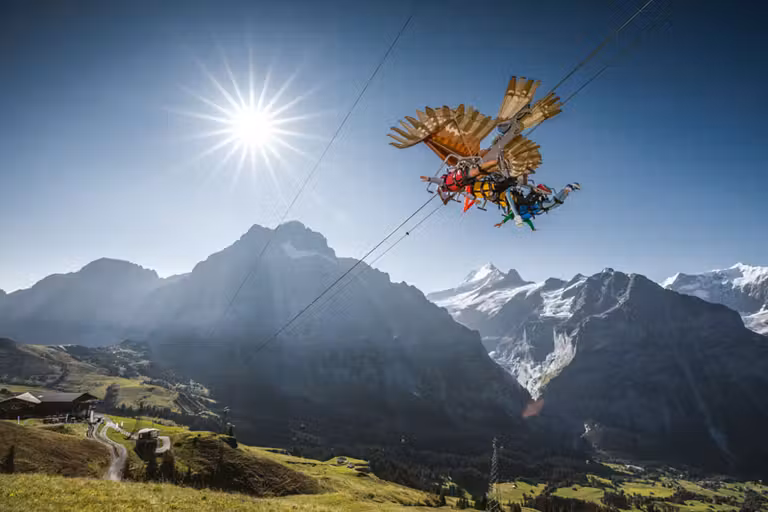 Aventura en First en el First Glider.