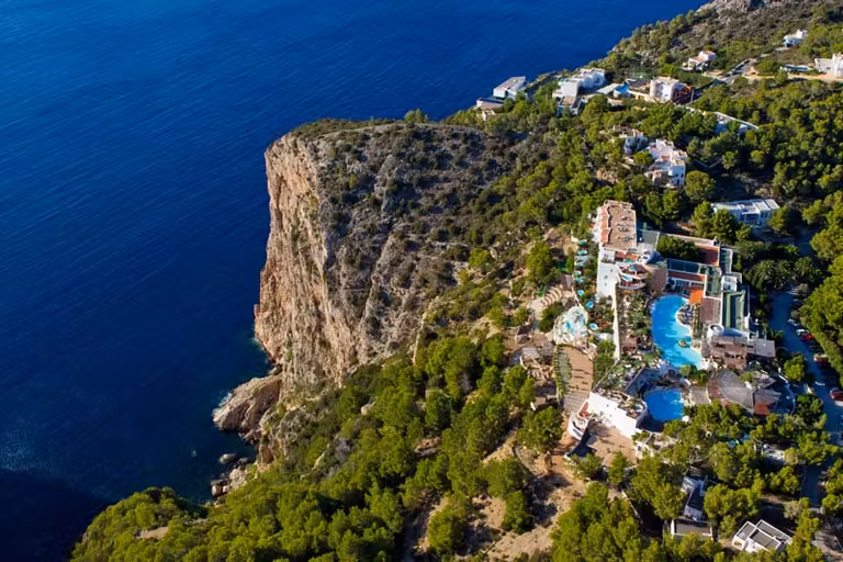 Acantilado de la Hacienda Na Xamena