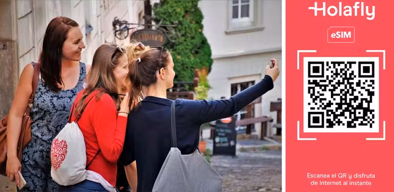 Código QR para ampliar información sobre las esims de HolaFly.