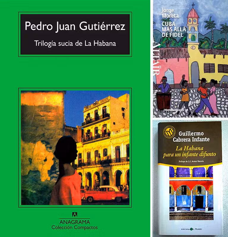 tres libros sobre Cuba
