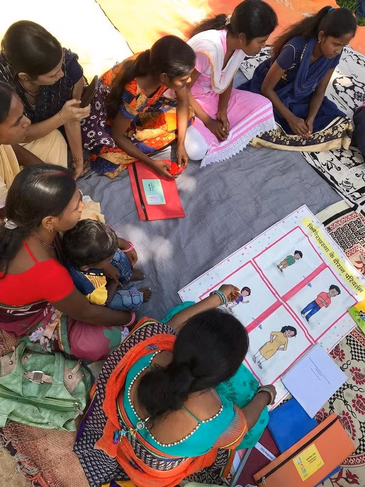 educacion menstrual ninas india