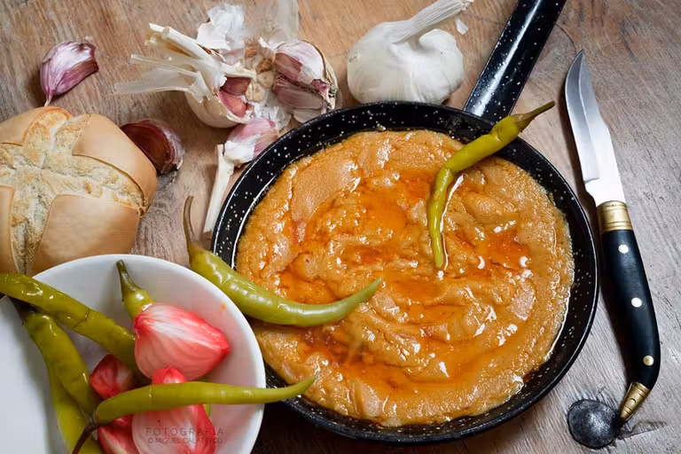 Gachas manchegas de Las Musas.