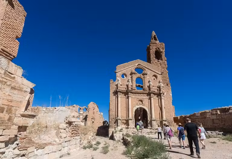Ruinas de Belchite Viejo.