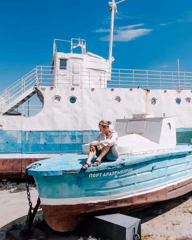 Entorno del museo del Mar de Aral.