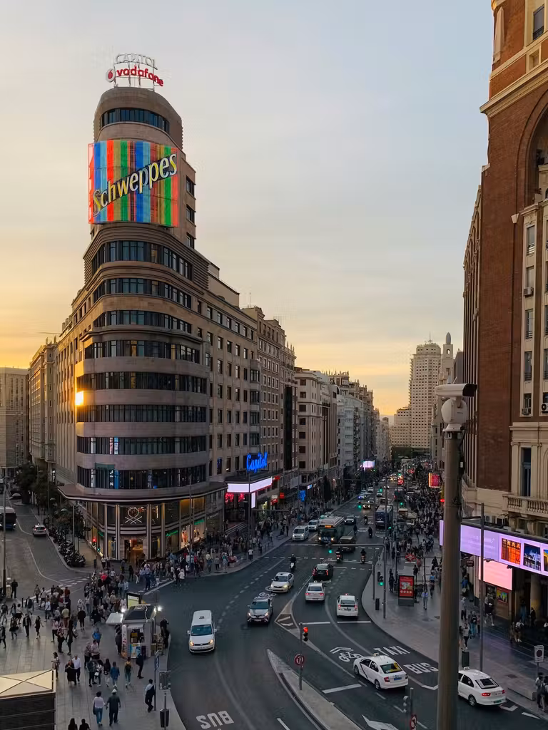 Gran Vía de Madrid. © Giuseppe Buccola