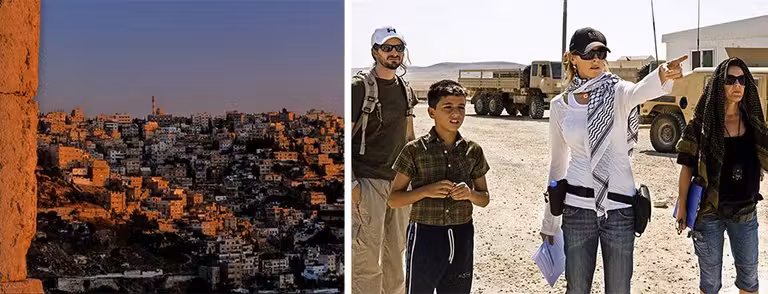 Ciudad antigua de Amán y película En tierra hostil