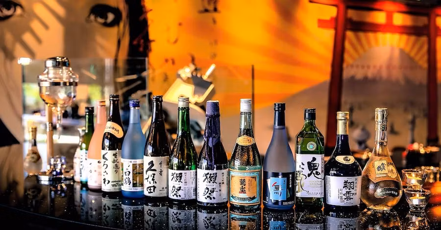 Sake japonés.