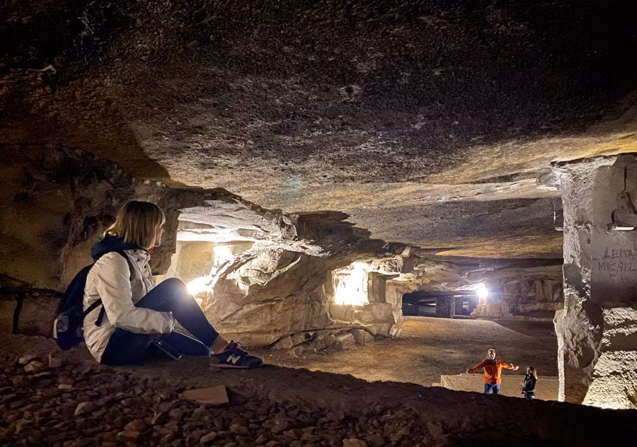 Interior de la cantera de Burgos