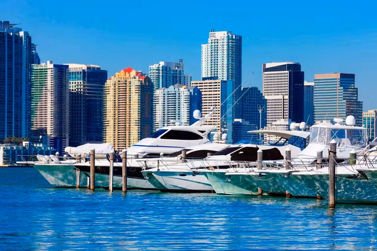 alquilar un yate en Miami