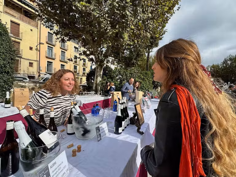 Bodega Alodia, en el Día del Enoturismo de Barbastro.