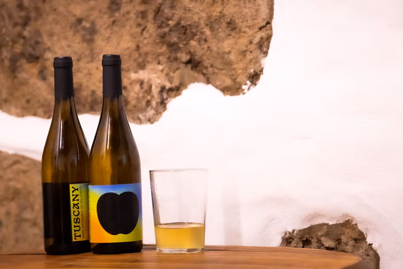 Dos botellas de sidra Tuscany