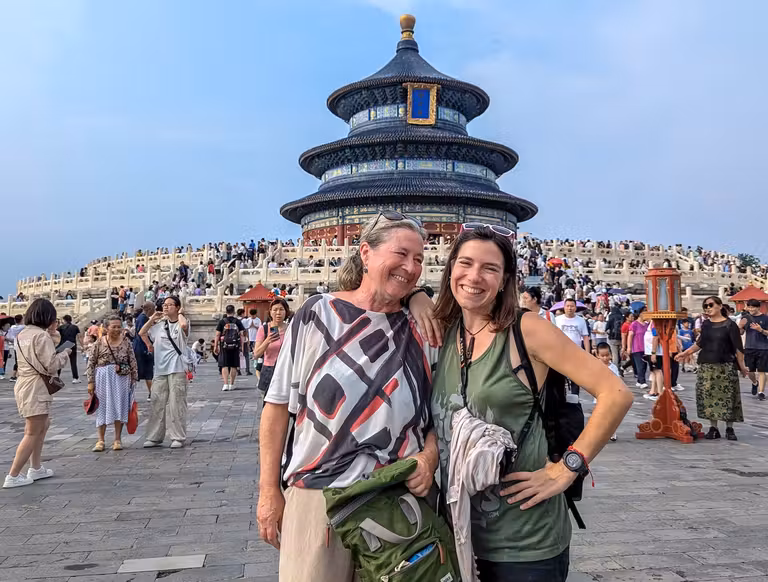 En el templo del Cielo, en Pekín.